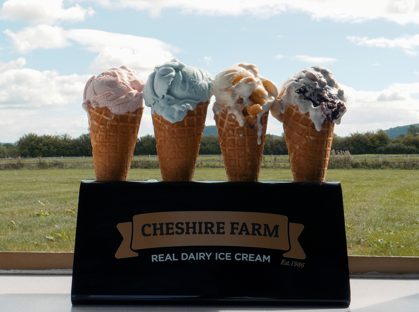 are dogs allowed at cheshire ice cream farm